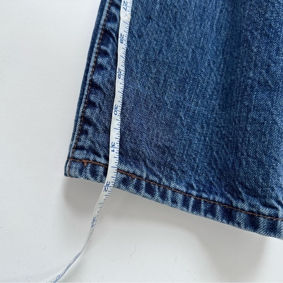 LEVI’S 501 Original Fit Women’s Jeans size 27 32 Salsa Middle - Dark Wash - Picture 14 of 16